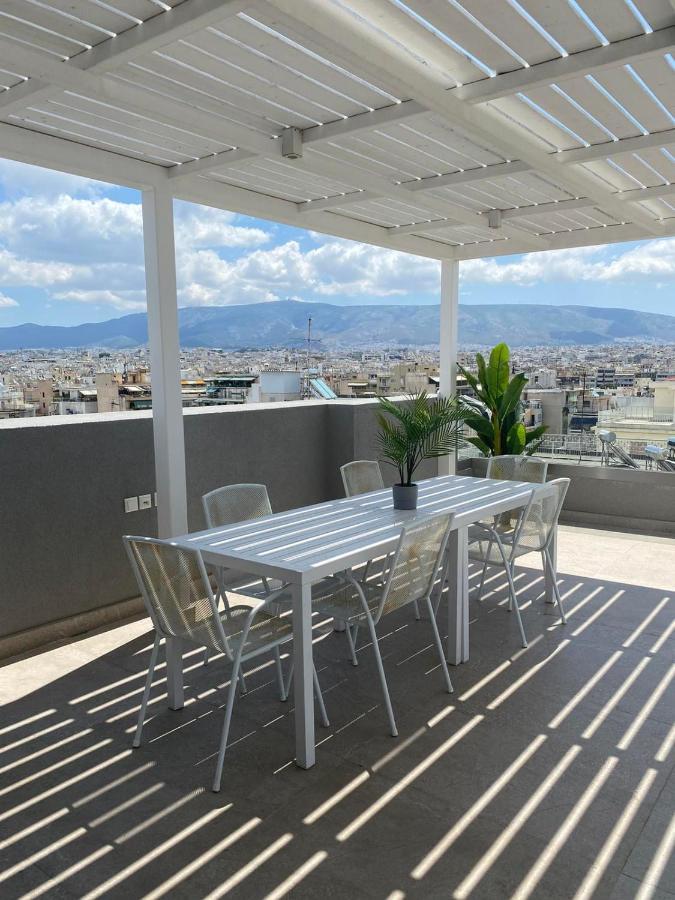 New 2Bdr Apartment With Shared Rooftop Pool Athen Exterior foto