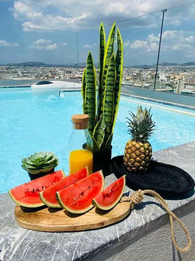 New 2Bd Aprt With Shared Rooftop Pool E2 Athen Exterior foto